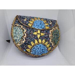 Ramla Blue Mosaic Bag